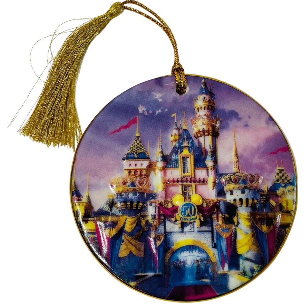 Disney Disneyland 50th Anniversary Celebration Christmas Ornament